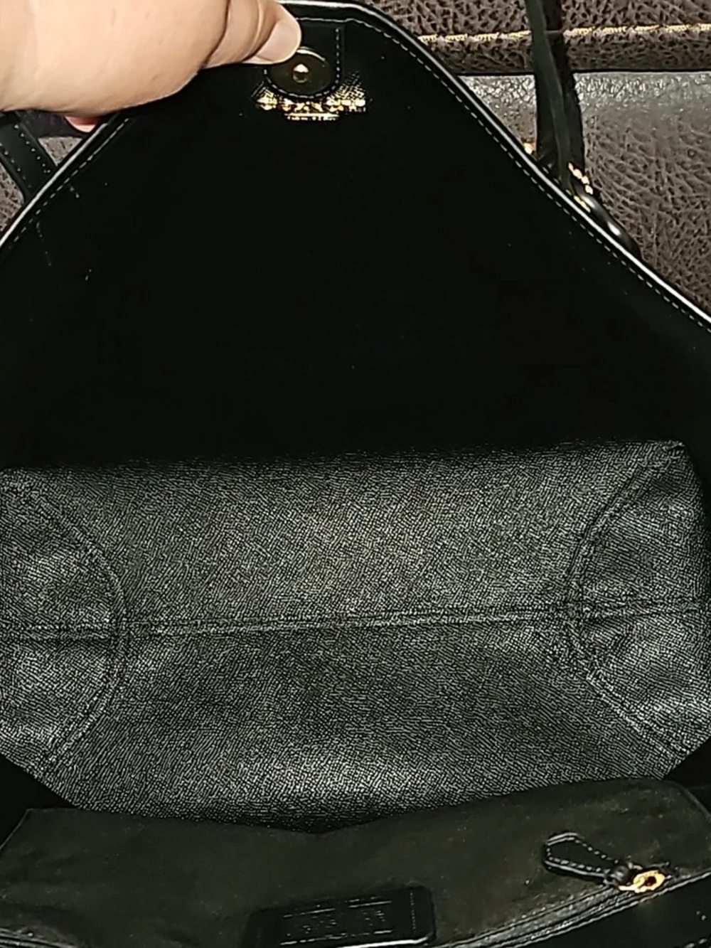 Coach Halloween Print Tote - Brown/Orange/Black/White - Picture 4 of 4